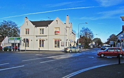 The cross, Kingswinford High Street. Credit: P L Chadwick